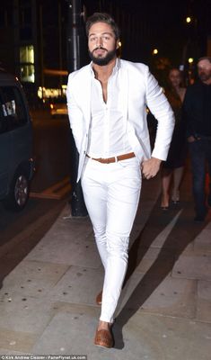 85 Best men's all white outfit images | Man fashion, Men's fashion