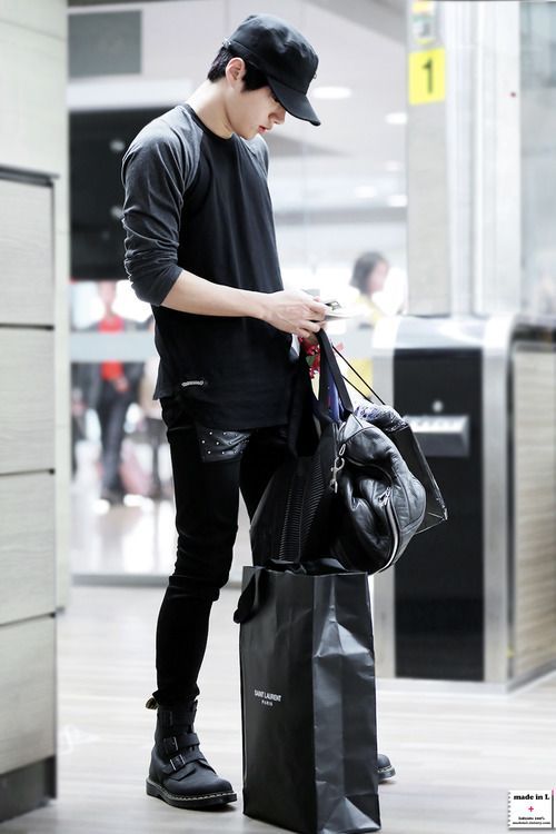 korean airport fashion and casual wear: | winter | Pinterest