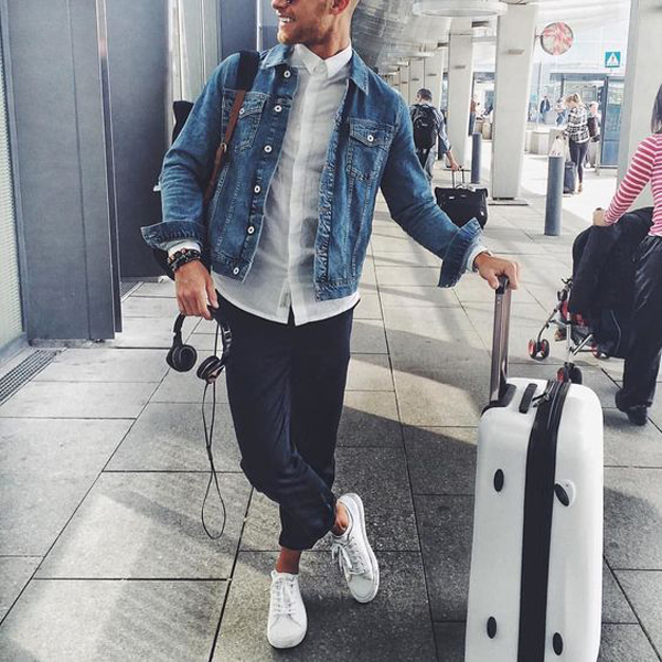 20 Cool And Trendy Airport Style For Man | Fashionlookstyle.com