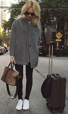 82 Best Fall Airport Outfits images | Airport fashion, Travel style