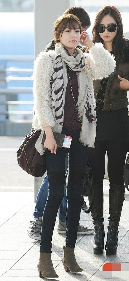 Sooyoung's airport fashion #sooyoung #snsd #girlsgeneration | Korean