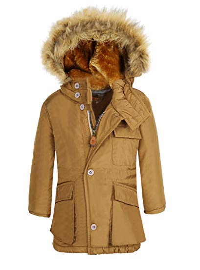 Amazon.com: SeaDee Boy's Winter Coats Insulated Jackets With Fleece
