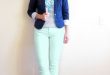 22 Women Outfits With Mint Pants To Repeat - Styleoholic