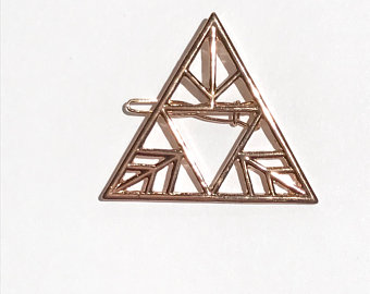 Triangle hair pin | Etsy