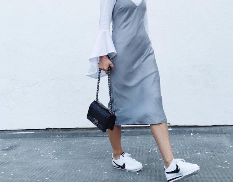 How to wear sneakers to work | Well+Good