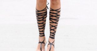 DIY Wrapped Gladiator Sandals | A Pair & A Spare