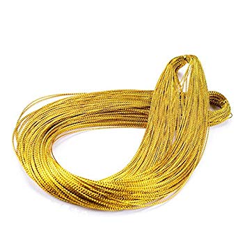 Amazon.com: Gold String Metallic Cord Jewelry Thread Craft String
